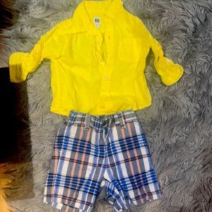 Janie And Jack matching summer outfit size 6-12mo.